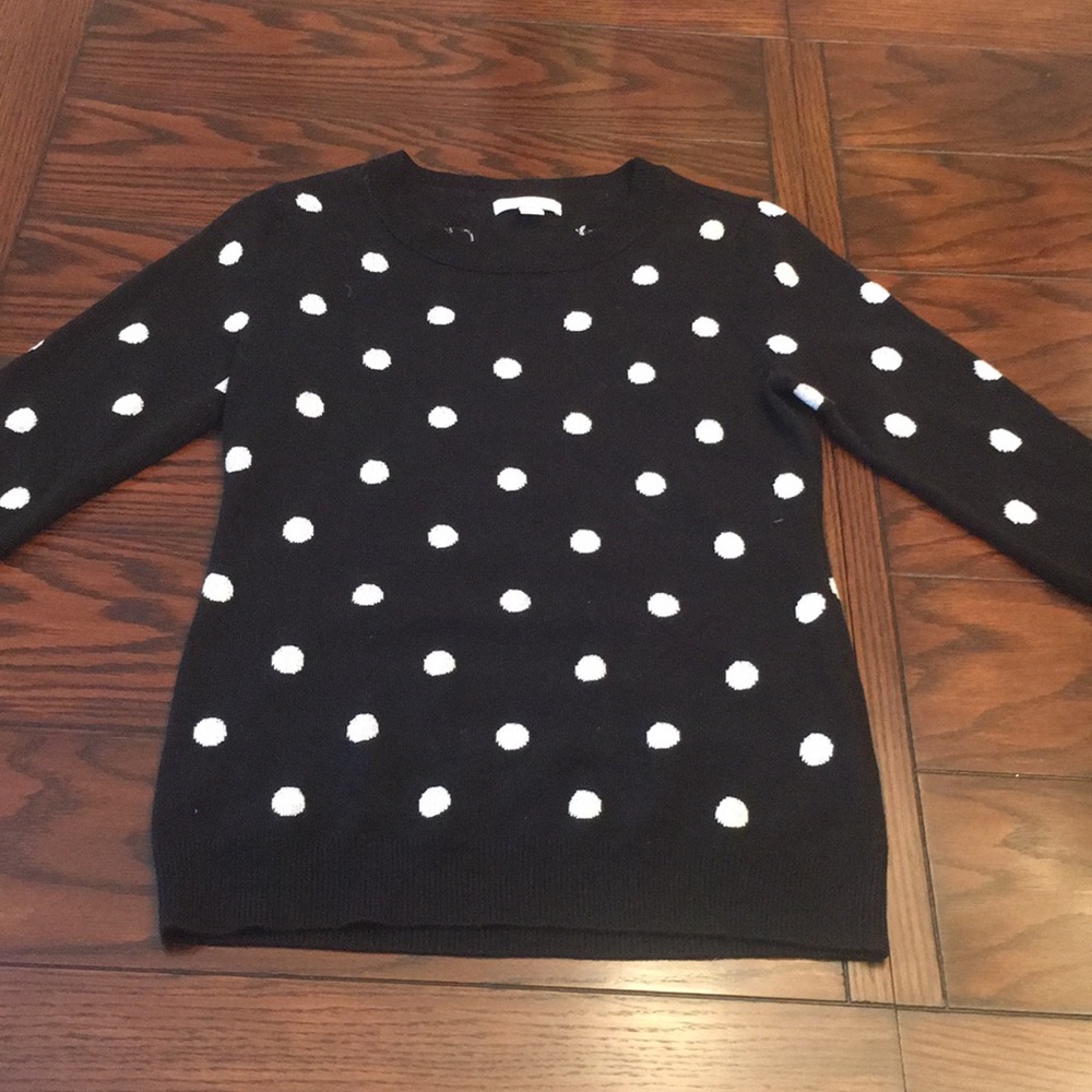 Polka dot sweater